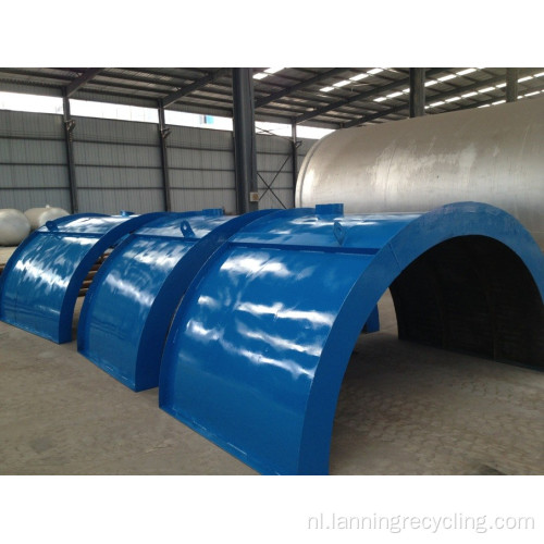 Lanning Recyclingmachine voor koolstofrubber tegels